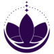 Logo morado Escuela Tarot con Alma